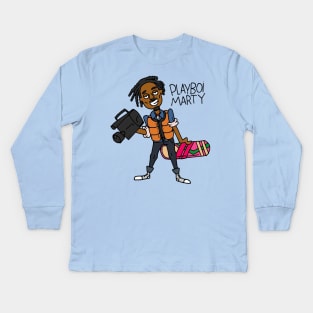 Playboi Marty Kids Long Sleeve T-Shirt